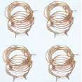 thumbnail image 1 of 100pcs Wine Glass Charm Rings,Earring Beading Hoop Jewelry Making Findings,Beading Hoop Rings Ear Wines Earring Hoops(20 mm,Rose Gold), 1 of 5
