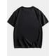 thumbnail image 2 of Camiseta informal para hombre con estampado gráfico "Wooden Spoon Survivor", manga corta, cuello redondo, top veraniego de moda para uso diario, tallas grandes y altas, 1 unidad, 100 % algodón., 2 of 6