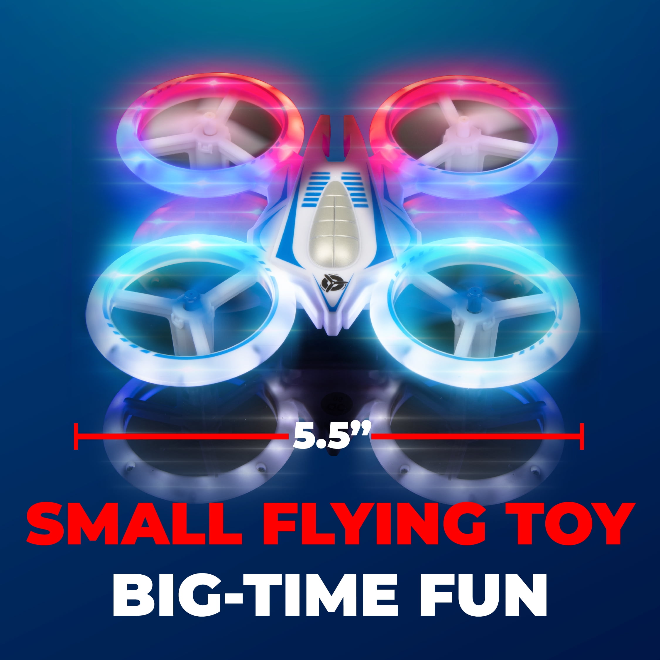 Force1 UFO 4000 LED Mini Drones for Kids Small RC Drones for Beginners w/ 2 Qu 