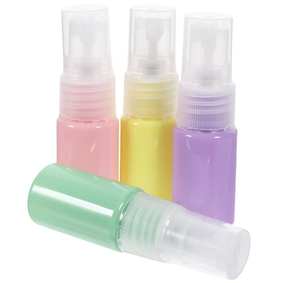 4Pcs Refillable Perfume Spray Bottles Cosmetics Bottles Empty Plastic Spray Bottles