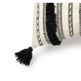 thumbnail image 5 of Better Homes & Gardens Woven Tufted Decorative Lumbar Throw Pillow, 14" x 24", Black, 1 per Pack, 5 of 5