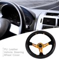 thumbnail image 4 of Seasons General - Protector antideslizante para volante de coche de piel sintética (negro) Tmvgtek Accesorios para autos y motos, 4 of 7