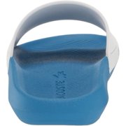 Lacoste Mens Croco Slide Sandals, Blue \ Yellow \ White,13 M US