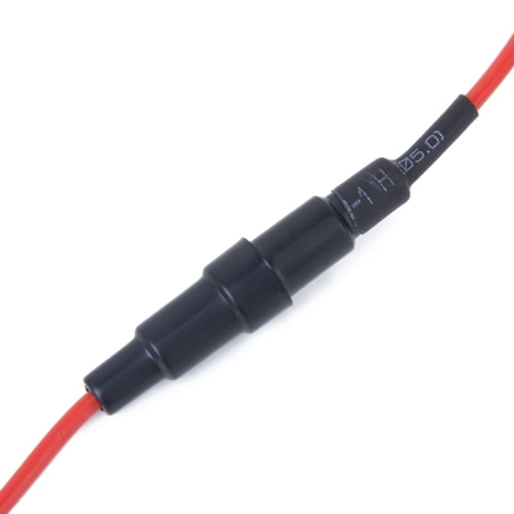 ULTNICE 5pc Glass Tube Fuse Holder Inline Screw Type For Automotive Applications Replacement Voltage Rated Wire