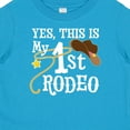thumbnail image 4 of Inktastic Yes, This is My 1st Rodeo Cowboy Hat and Lasso Boys or Girls Baby T-Shirt, 4 of 5