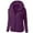 #1 Purple, variant on Luxalzxs Winter Jackets for Women Warm Fuzzy Zip up Hoodies Jackets Long Sleeve Sherpa Jacket Solid Color Fleece Coat