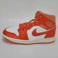 thumbnail image 3 of Ni - ke Ni - ke AIR JORDAN 1 MID Women's Sneaker Orange/White Multi Sz BQ6472-108 NEW!, 3 of 5