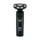 thumbnail image 1 of Afeitadora eléctrica para hombres, recortadora de barba con 3 cabezales flotantes, afeitadora, lavable, recargable por USB, 1 of 8