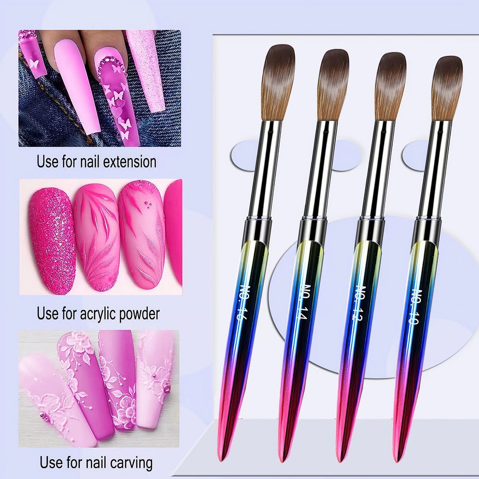 MAGIC ARMOR 46-teiliges Nageldesign-Set – Pinsel, Strasssteine, Folien & Punktierstifte Für Profis & DIY
