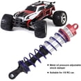 thumbnail image 4 of HUGFEGWE 4pcs Metal 1/8 RC Car Front and Rear Shock Damper Car Metal Oil Pressure Adjustable Assembled Spring Damper for 1:8 RC Model Car Spare Parts (Red) CJB91-51936, 4 of 9