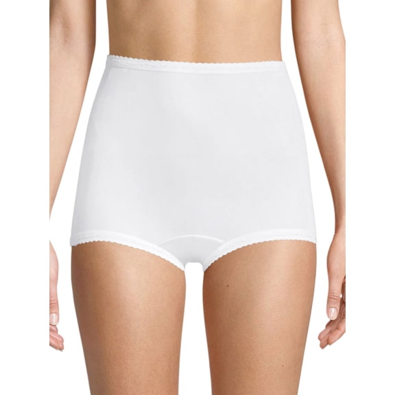 Bali Brief Nylon Freeform Extra Full Cut Panty Women's Underwear Panties