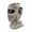 Light Gray, variant on Mech-Style Ski & Motorcycle Mask-Windproof Balaclava, Full Face with Vent Holes, Helmet-Friendly, Unisex for Skiing & Riding