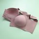 thumbnail image 3 of Gibobby Brasier Mujer sin Varilla Sujetador deportivo Sin alambre Sujetador cómodo para dormir Tallas grandes con almohadillas no removibles Sujetador(Rosa,44), 3 of 5