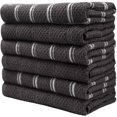 thumbnail image 6 of Bumble Premium Kitchen Hand Towels | 100% Cotton 16” x 28” | Absorbent Dish Cloths | 6 Pack (Grey), 6 of 6