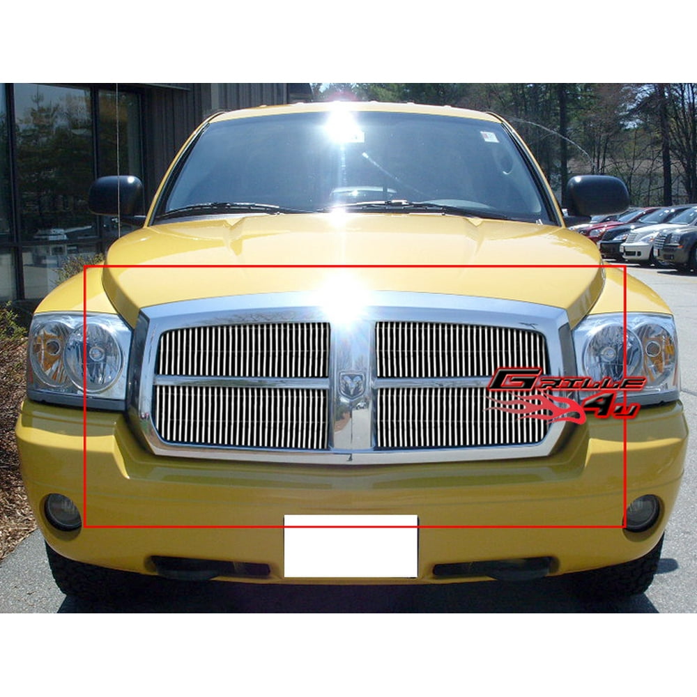 Compatible with 20052007 Dodge Dakota Main Upper Billet Grille Insert