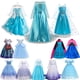 thumbnail image 2 of Vestido de princesa Elsa y Anna de Disney Frozen para niñas, disfraz de Cosplay para niños, vestido de baile, fiesta de cumpleaños de Halloween, vestidos elegantes, 2 of 5