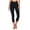 Black, variant on Active Women's Squat Proof Capri Legging with Crossover Waistband