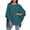 06:Dark Cyan, variant on PULI Women’s Pullover Poncho Sweater Soft Shawl Wrap Loose Baggy Tops for Fall & Winter