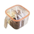 thumbnail image 4 of TIMIFIS A Shakers Boîte à Épices de Cuisine - Ensemble de Réservoirs à Épices Intégrés à Quatre Compartiments - Réservoir de Contrôle Quantitatif - Boîte de Rangement à Épices Multi-Compartiments Appareils de Cuisine, 4 of 8