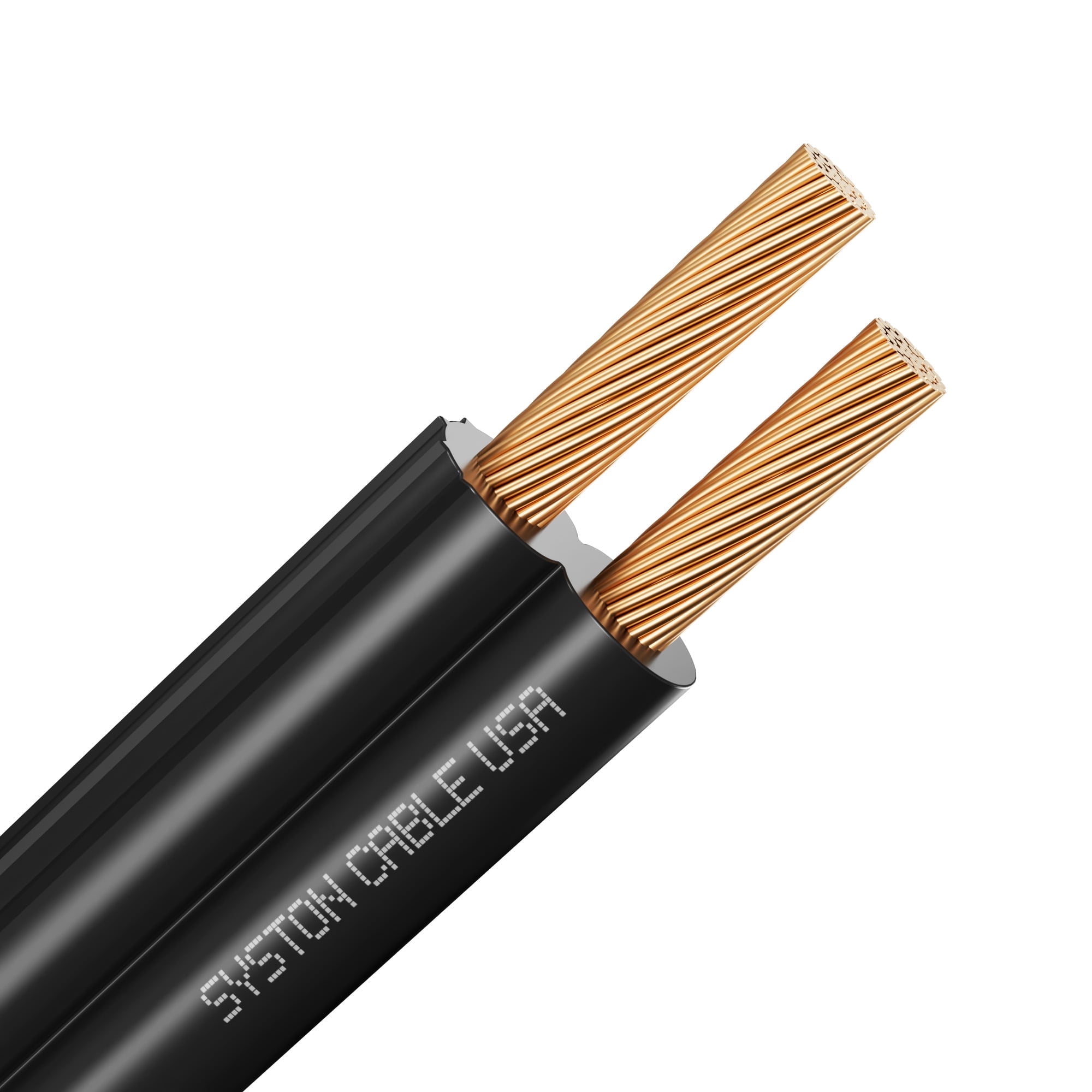 FIRMERST 100 Feet 10 Gauge Low Voltage Landscape Wire - 2 Conductor Pure Copper For Outdoor Lighting