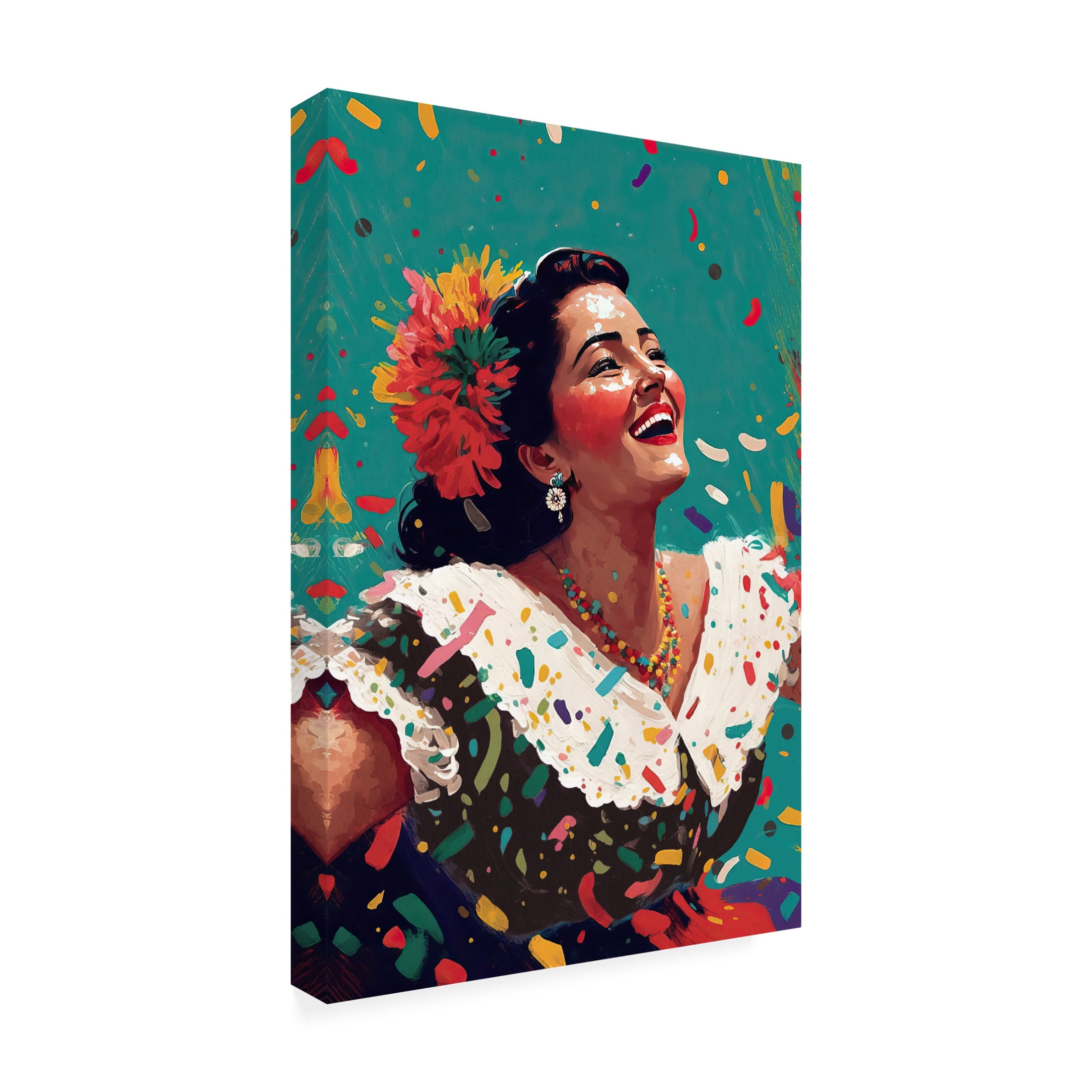 Canvas Wall Art - Treechild 'A Beautiful Day' Wall Art for Living Room, Bedroom, or Office D?cor by Trademark Fine Art - 30 x 47 Inches