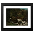 thumbnail image 2 of Gustave Courbet 24x20 Black Modern Framed Museum Art Print Titled - Forest Brook, Jura (ca. 1860s), 2 of 5