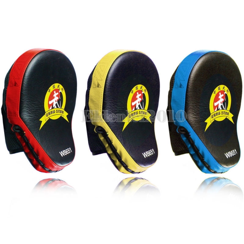 Kick Boxing Punch Pad Mitt MMA Training Target Focus Karate Muay Thai Gloves 