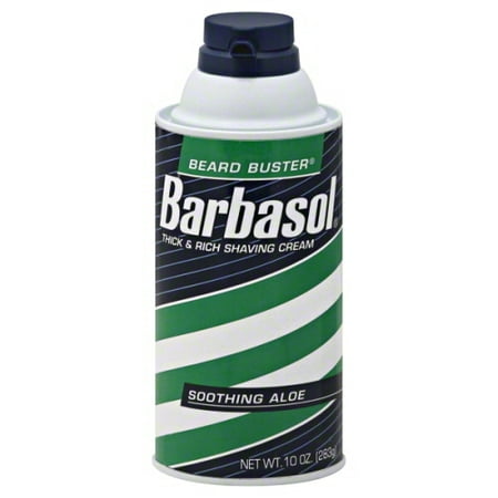 Shaving Soap Cream - Barbasol Beard Buster Shaving Cream Soothing Aloe - 10 oz