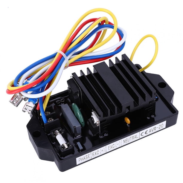 Regulador de voltaje, regulador de voltaje Regulador automático de generador bajo Controlador de voltaje confiable y duradero