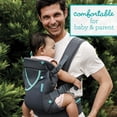 thumbnail image 5 of Infantino Carry On Active - Portabebés ergonómico con múltiples bolsillos para bebés y niños pequeños, de 8 a 40 libras, con correas acolchadas, almacenamiento para cinturón lumbar y presilla para chu, 5 of 5