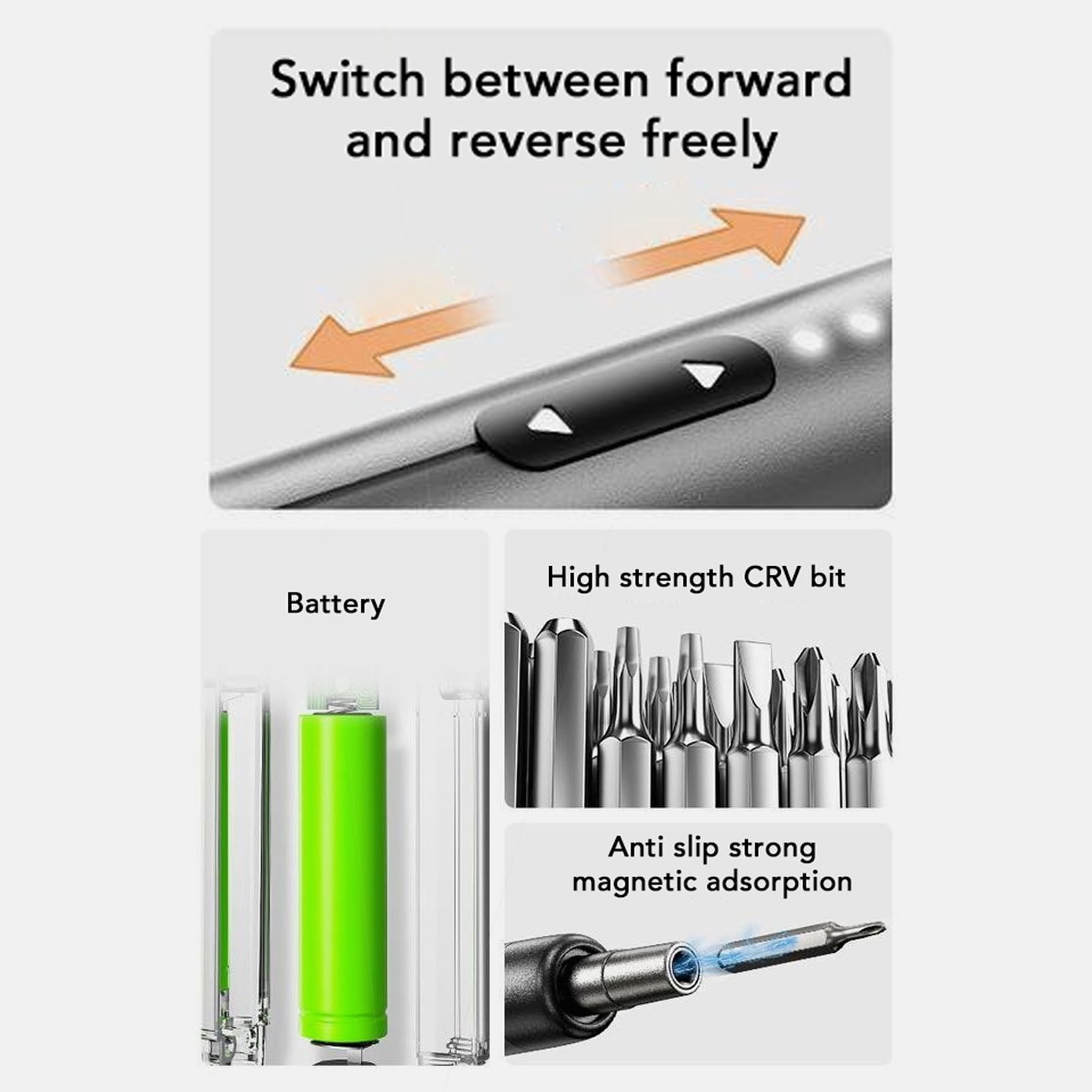 Ankedo Mini Electric Screwdriver, Precision Screwdriver Set Cordless Screwdriver Rechargeable 88 In 1 Magnetic Bit Repair Tech Tool Kit for PC Phone Laptop Camera RC Car Watch