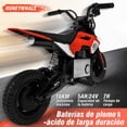 thumbnail image 3 of Mini Moto Cross Eléctrica Infantil Honey Whale BDQ-6988 Rojo, 3 of 7