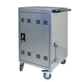 thumbnail image 6 of Mobile Charging Cart &amp; Cabinet for 35 Devices - Silver Steel, Lockable, for Tablets &amp; Laptops. Ideal for Schools, Libraries, &amp; Training Centers., 6 of 18