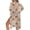Aztec Highland Cattle Deer Cactus, variant on Dog Paw Bone Heart Pattern Womens Kimono Cardigans Half Sleeve Oversized Beach Cover Up Cape Open Front Swimwear Beachwear for Swimming Pool Beach Vacation