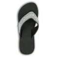 thumbnail image 3 of LAVRA Women's Bling Flip Flops Platform Wedge Beach Sandals, 3 of 4