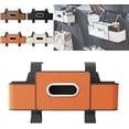 thumbnail image 1 of Car Organizers and Storage Box, 4 In 1 Multifunctional Car Organizers and Storage Back Seat for Hold Phone, Drinks, Handbag, Universal Fit for Suv/Sedan (Orange), 1 of 8