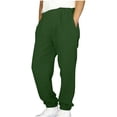 thumbnail image 2 of ATOGUTA Pants For Boys Elastic Waist Jogger Sweatpants Kids Teens Running Athletic Pants with Pockets Size 4T-15, Army Green, 2 of 5