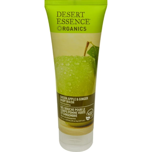 Desert Essence Body Wash Green Apple and Ginger - 8 fl oz