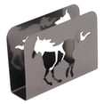 thumbnail image 1 of Servilletero de Caballo con Diseño Curvado de Metal, Fondo Estable, Fácil de Limpiar para restaurantes, 1 of 7