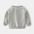 thumbnail image 6 of MXIEZI Baby Boys Button-Down Knit Sweater Toddler Cardigan Sweater Kids Autumn Knit V-Neck Sweater Loose Casual Button up Jacket Outwear 2-7Y, 6 of 10