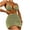 Green, variant on 3 Piece Swimsuits for Women Sexy Print Halter Split High Waisted Swimsuits Beachwear 3 Piece Bikini Set Swimwear 2025
