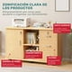 thumbnail image 3 of Archivador con 3 Cajones y Puerta con Cerrojo,Multifunción Gabinete de Almacenamiento,Mueble Organizador Bajo Escritorio para Impresora, Estantes Ajustables,Oficina en Casa, 90x34x59cm, 3 of 7