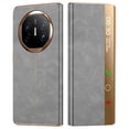thumbnail image 1 of For Huawei Mate X6 Case Leather Protective Cover with Smart Window Auto Wake Up - Coffee Brown, 1 of 5