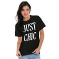 thumbnail image 5 of Just Chic Stylish Pretty Trendy Women's Graphic T Shirt Tees Brisco Brands X, 5 of 5