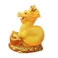 thumbnail image 3 of TISHITA Mini Dragon Statue Miniature Figurine Chinese New Year Decor Office Car Dashboard Decor Party Desktop Animal Figure Sculpture 4.1cmx3.3cm, 3 of 8