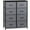 8 Drawers Grey, variant on WDZS Book Shelf, 5-Tier Bookshelf, Bookcase with Open Shelves, 9.45 x 15.75 x 51.97, Easy Assembly, for Living Room, Bedroom, Home Office