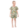 thumbnail image 6 of joogoo Cartoon Lions Animal Pajama Sets Short Sleeve Cotton 2-Piece Sleepwear 6Y, 6 of 7