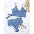 thumbnail image 4 of DOPI Women Bandeau Bandage Bikini Set Push-Up Brazilian Swimwear Beachwear Swimsuit, 4 of 6