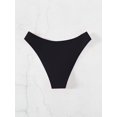 thumbnail image 2 of Parte inferior de bikini brasileño de corte alto para mujer Negro - CH Negro - CH Xishao ropa, 2 of 2