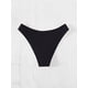 thumbnail image 2 of Parte inferior de bikini brasileño de corte alto para mujer Negro - XL Negro - XL Xishao ropa, 2 of 2